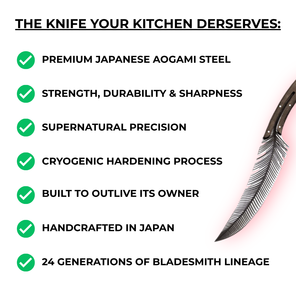 Kurokami - Japanese Feather Knife